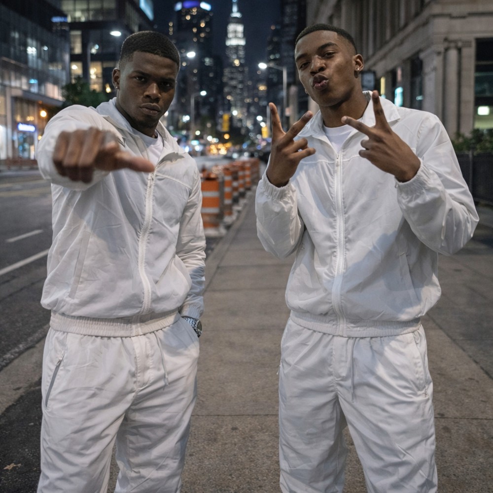 Green retro jacket model display