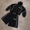 Custom Tracksuit Set with Hooded Jacket and Shorts