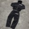 Custom Nylon Tracksuit Set with Hooded Jacket