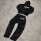 Custom Nylon Tracksuit Set with Hooded Jacket