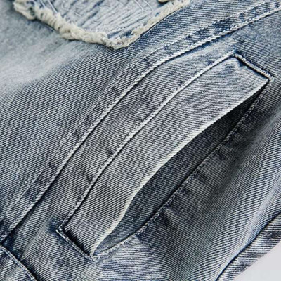 Custom Denim Jacket  for Cropped Washed Styles