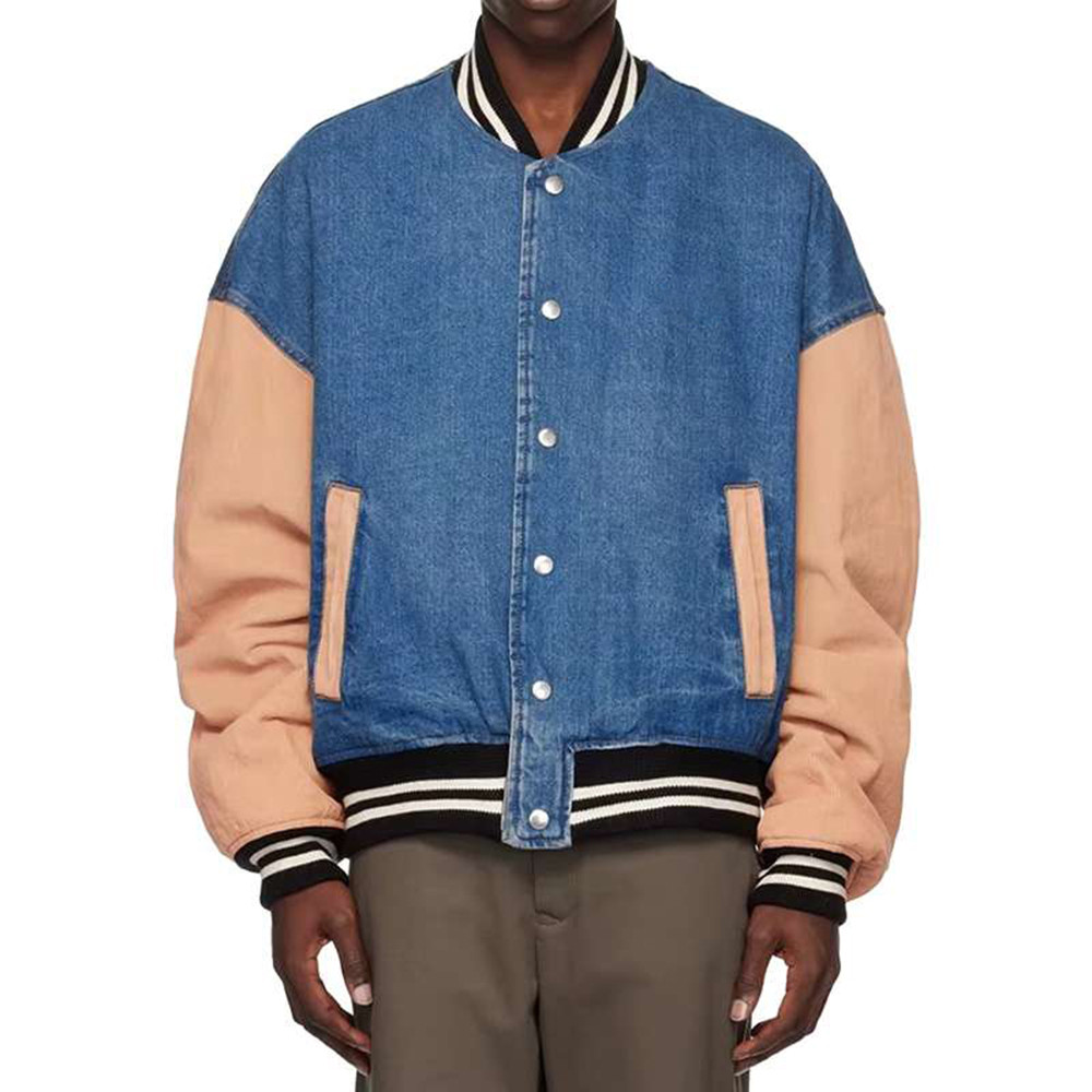 Green retro jacket model display