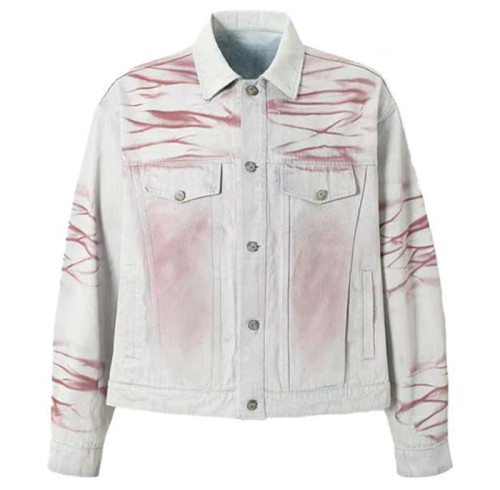 Custom Printed Denim Jacket Manufacturer for Streetwear