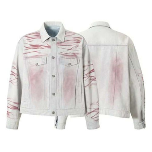 Custom Printed Denim Jacket for Streetwear