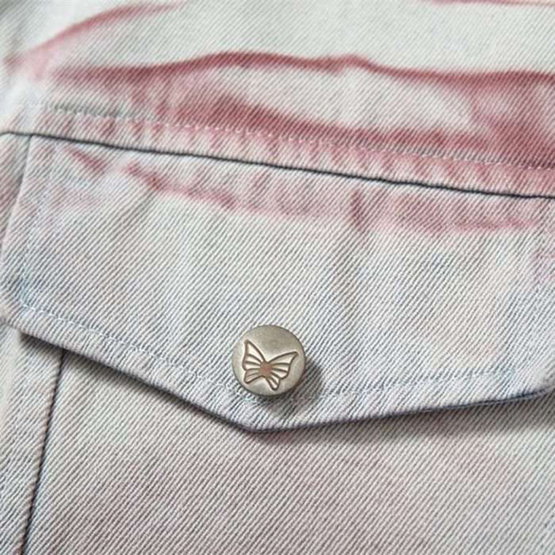 Green retro jacket model display