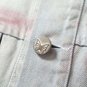 Custom Printed Denim Jacket for Streetwear