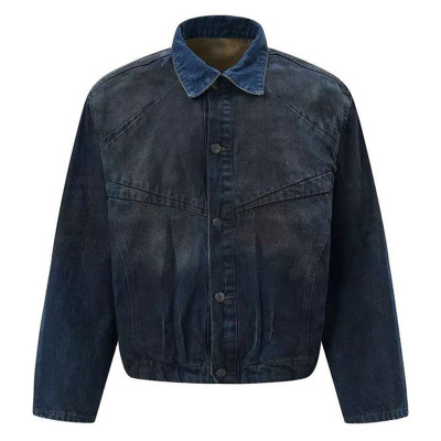 Custom Denim Jacket Manufacturer for Dark Wash Trucker Styles