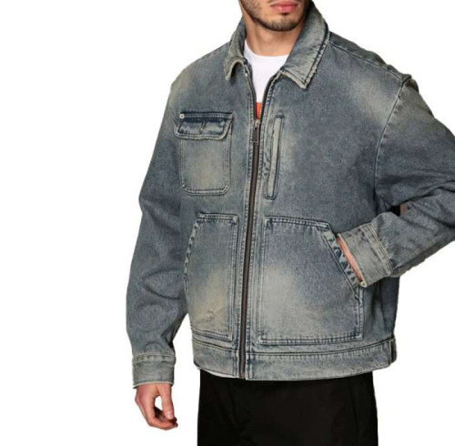 Custom Denim Jacket for Utility Workwear Styles