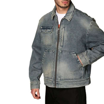Custom Denim Jacket for Utility Workwear Styles
