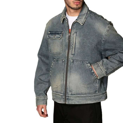 Custom Denim Jacket for Utility Workwear Styles