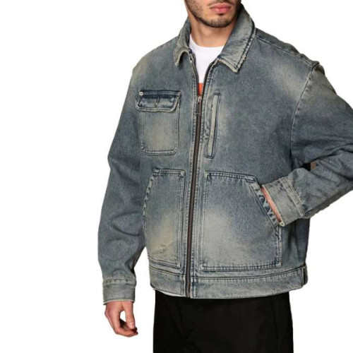 Custom Denim Jacket for Utility Workwear Styles