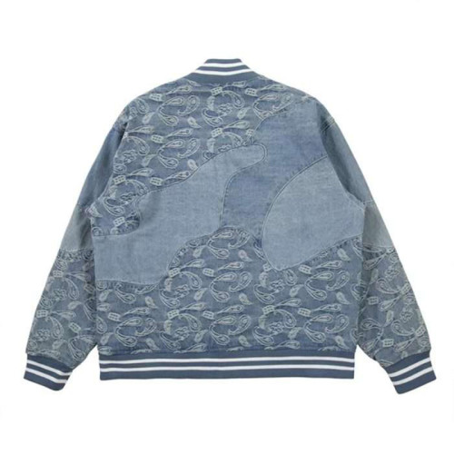 Custom Printed Denim Jacket for Paisley Varsity