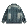 Custom Printed Denim Jacket for Patterned Wash