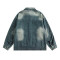Custom Printed Denim Jacket for Patterned Wash