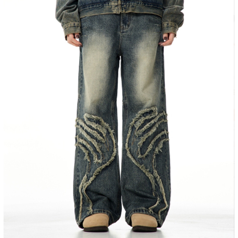 Green retro jacket model display