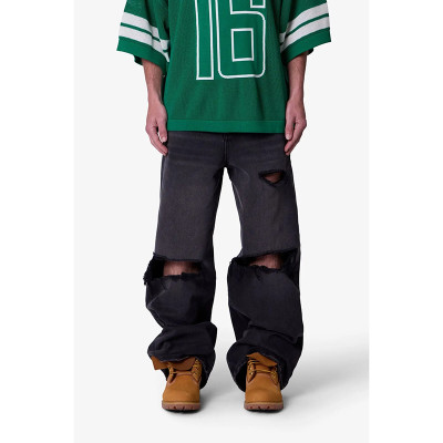 Custom Distressed Jeans for Baggy Streetwear Drops