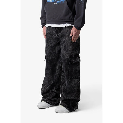 Custom Cargo Jeans for Acid Wash Streetwear