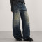 Custom Distressed Jeans for Wide-Leg Streetwear
