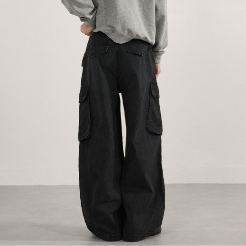 Custom Cargo Pants for Black Baggy Streetwear