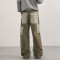 Custom Cargo Pants for Olive Color-Block Streetwear