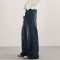 Custom Wide Leg Jeans for Asymmetric Pocket Streetwear