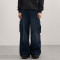Custom Cargo Pants for Navy Corduroy Streetwear