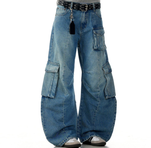 Custom Cargo Jeans for Baggy Streetwear Denim Programs