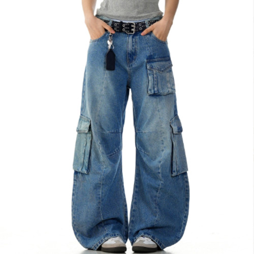 Custom Cargo Jeans for Baggy Streetwear Denim Programs