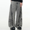 Custom Cargo Jeans for Gray Washed Streetwear