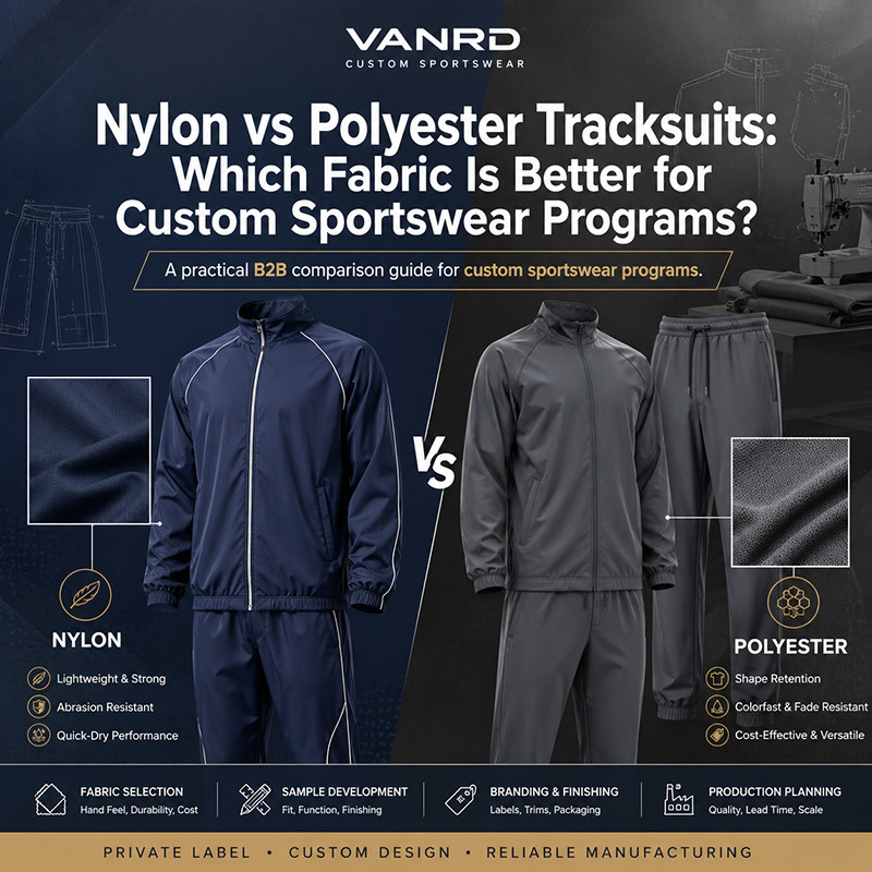 Nylon vs Polyester Tracksuits: Which Fabric Is Better for Custom Sportswear Programs?