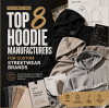 Top 8 Hoodie Manufacturers for Custom Streetwear Brands