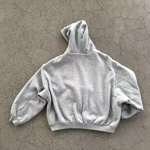 custom zip up hoodies with Plaid Lining for Streetwear