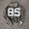 Custom camo hoodie with Zip-Up Patch Streetwear