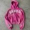 Custom camo hoodie with Zip-Up Patch Streetwear