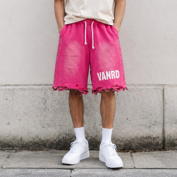 Custom Sweat Shorts with Studded Trim for Streetwear