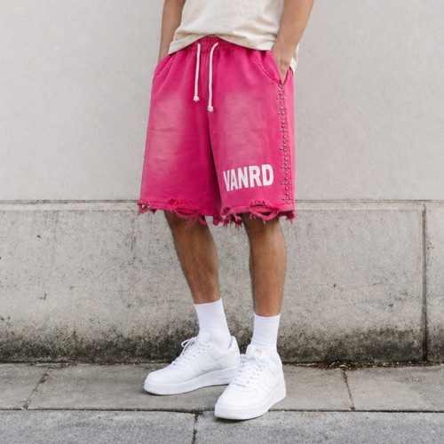 Custom Sweat Shorts with Studded Trim for Streetwear