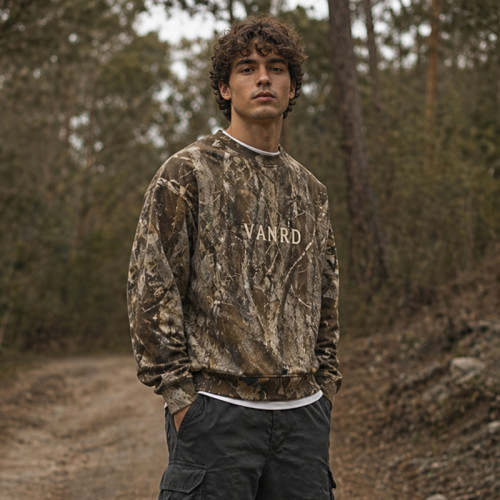 Custom Camo Hoodie Sweatshirt for Outdoor Streetwear Brands