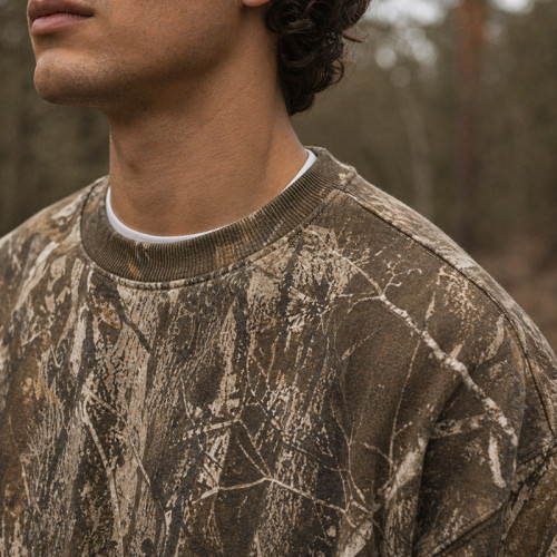 Custom Camo Hoodie Sweatshirt for Outdoor Streetwear Brands