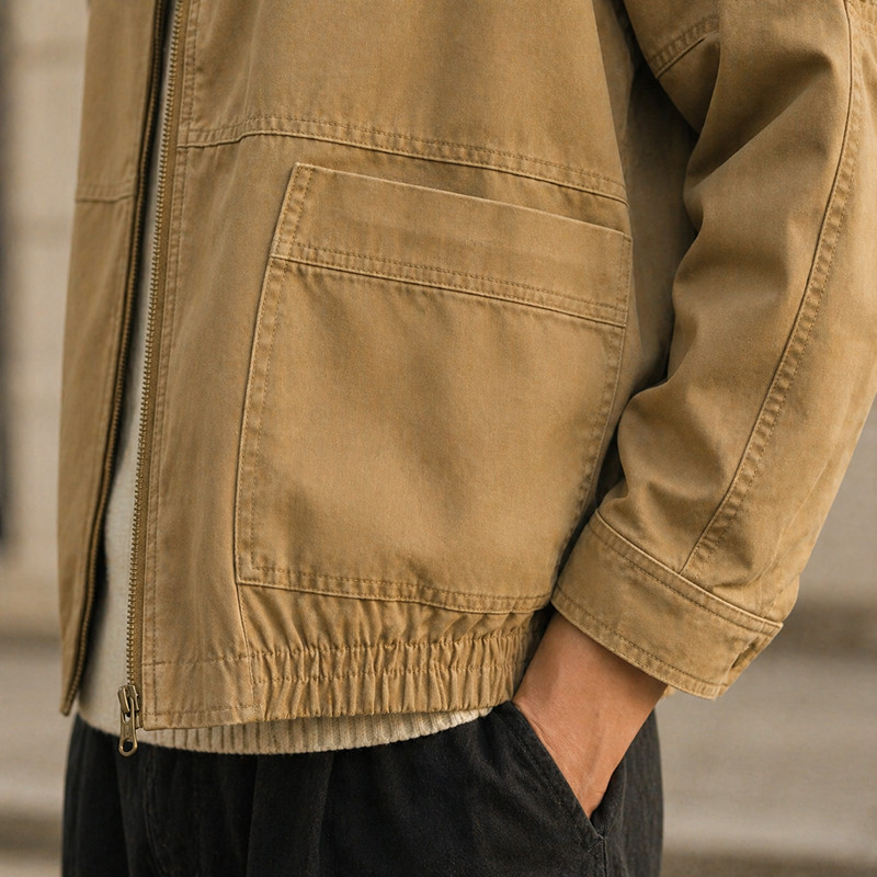 Detail image of jacket lining