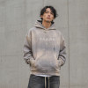 Custom Washed Hoodie with Paint Splatter for Streetwear