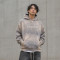 Custom Washed Hoodie with Paint Splatter for Streetwear