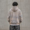 Custom Washed Hoodie with Paint Splatter for Streetwear