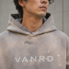 Custom Washed Hoodie with Paint Splatter for Streetwear