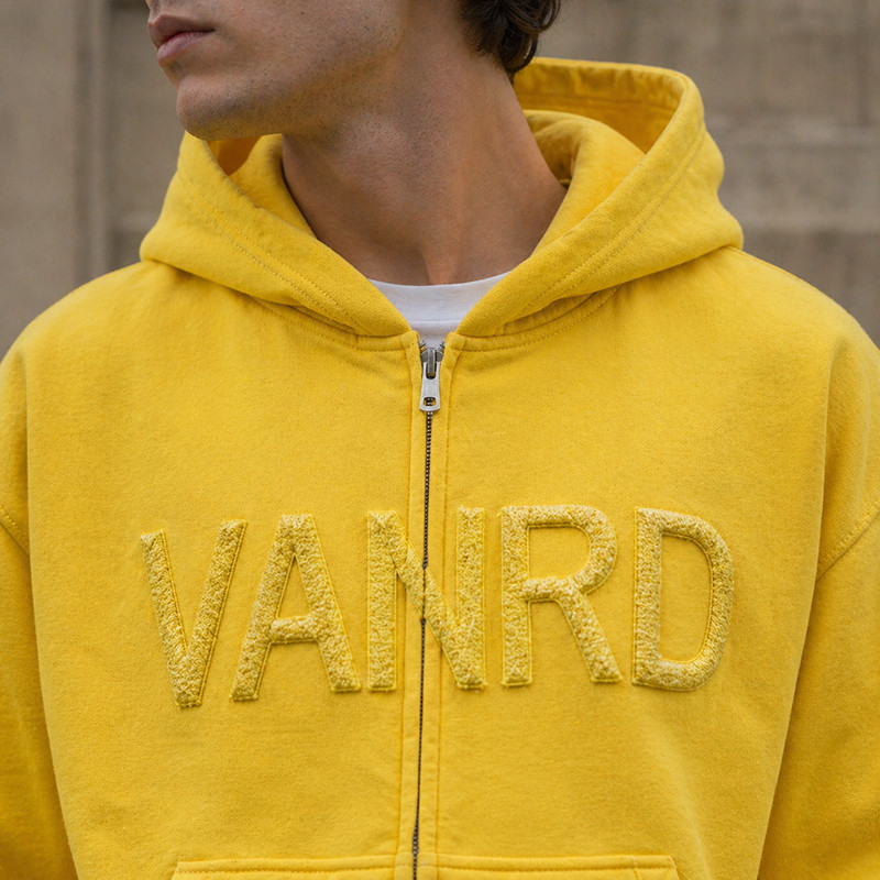 Green retro jacket model display