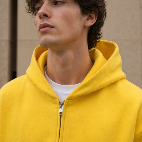 Custom Zip Up Hoodies with Rhinestone Sleeve Detail