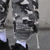 Custom Camo Cargo Shorts with Utility Pocket Details