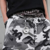 Custom Camo Cargo Shorts with Utility Pocket Details