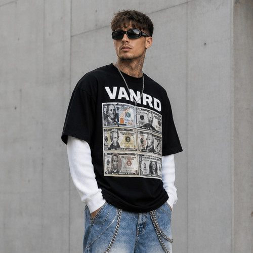 Custom Graphic T Shirts with Layered Streetwear Fit