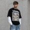 Custom Graphic T Shirts with Layered Streetwear Fit