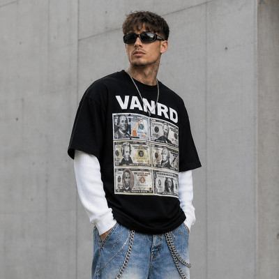 Custom Graphic T Shirts with Layered Streetwear Fit